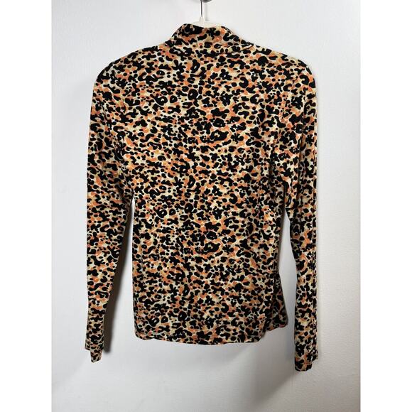 Scotch & Soda Leopard Print Long Sleeve Top Maximalist Statement Junior 16 - Picture 5 of 7